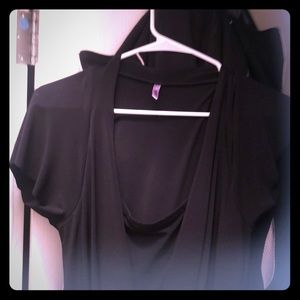 Black cocktail dress